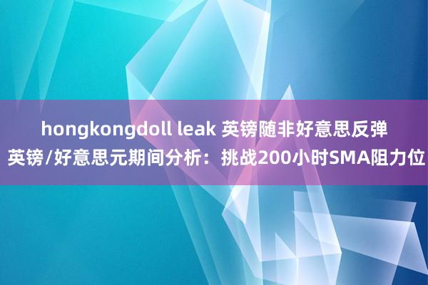 hongkongdoll leak 英镑随非好意思反弹 英镑/好意思元期间分析：挑战200小时SMA阻力位