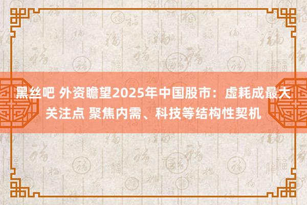 黑丝吧 外资瞻望2025年中国股市：虚耗成最大关注点 聚焦内需、科技等结构性契机