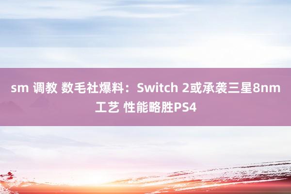 sm 调教 数毛社爆料：Switch 2或承袭三星8nm工艺 性能略胜PS4