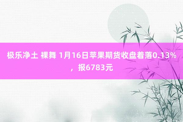 极乐净土 裸舞 1月16日苹果期货收盘着落0.13%，报6783元